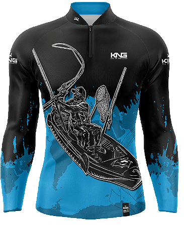 CAMISETA KAYAK KING BRASIL COM PROTEÇÃO UV 50+ (KD00537)