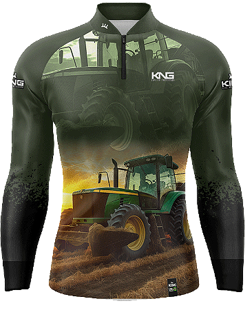 CAMISETA AGRO KING BRASIL AGRO COM PROTEÇÃO UV 50+ (KD00538)