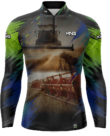 CAMISETA AGRO KING BRASIL AGRO COM PROTEÇÃO UV 50+ (KD00540)
