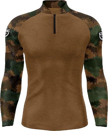 CAMISETA PERSONALIZADA KING BRASIL - CAMUFLADO - KD00022