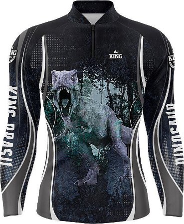 CAMISETA PERSONALIZADA KING BRASIL - DINOSSAURO - KD00136