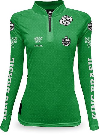 CAMISETA PERSONALIZADA KING BRASIL TRAÍRA VERDE - CD0282