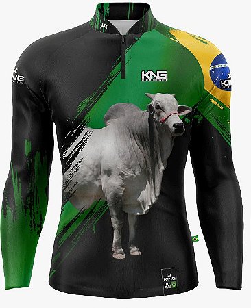 CAMISETA AGRO KING BRASIL COM PROTEÇÃO UV 50+ (KD00531N)