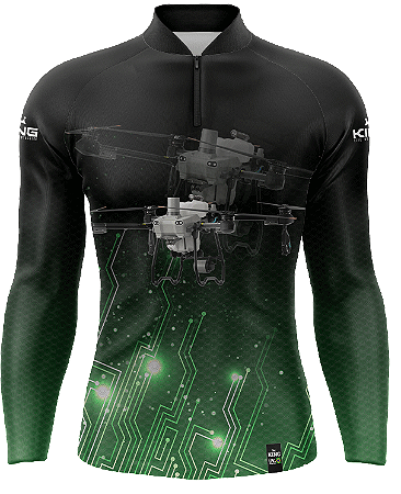 CAMISETA PERSONALIZADA - KING BRASIL - DRONE - AGRO KD00635