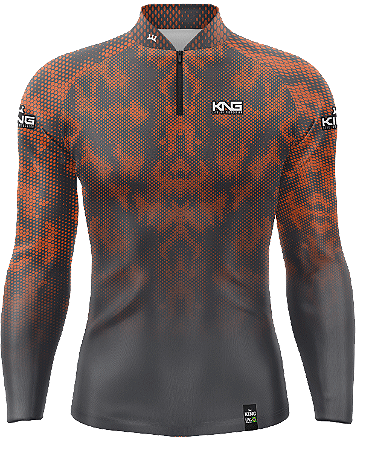 CAMISETA DE PESCA KING BRASIL COM PROTEÇÃO UV 50+ (KFF612)