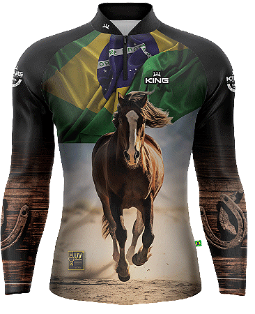 CAMISETA AGRO KING BRASIL COM PROTEÇÃO UV 50+ (KD00529N)