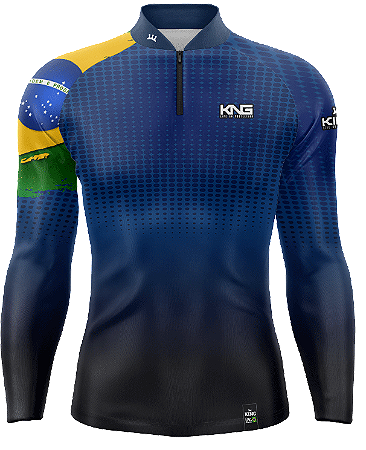 CAMISETA AGRO KING BRASIL COM PROTEÇÃO UV 50+ (KD00534N)