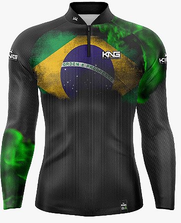 CAMISETA AGRO KING BRASIL COM PROTEÇÃO UV 50+ (KFF658N)