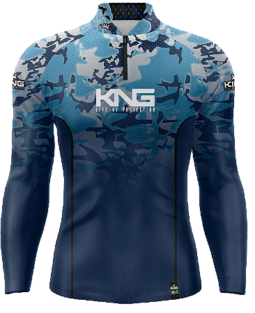 CAMISETA CAMUFLADA KING BRASIL COM PROTEÇÃO UV 50+ (KD00545N)