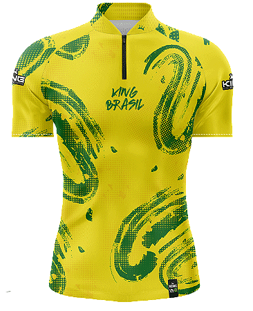 CAMISETA AGRO KING BRASIL COM PROTEÇÃO UV 50+ (KFF680N) - MANGA CURTA