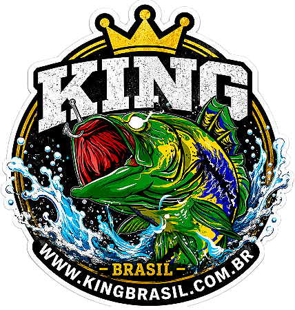 ADESIVO KING BRASIL - AD-01 - BLACK BASS