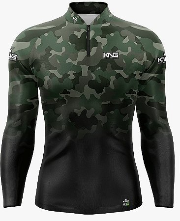 CAMISETA CAMUFLADA KING BRASIL COM PROTEÇÃO UV 50+ (KFF301N)