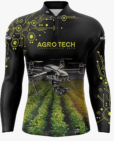 CAMISETA AGRO KING BRASIL COM PROTEÇÃO UV 50+ (KD00535N)