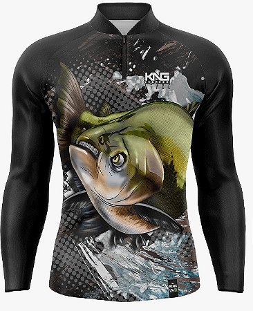 Camiseta C/ Proteção UV Atack King Brasil Tamba