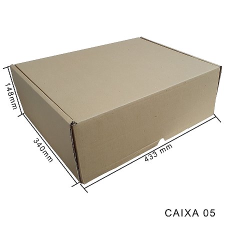 Caixa Papelão Correio 43,3x34x14,8 com 10 cx