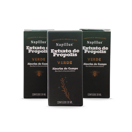 Kit com 3 Extratos de Própolis Verde 30 ml