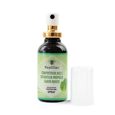 Spray de mel, própolis e menta Napillus 30 ml