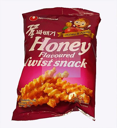 Salgadinho Coreano Palito De Mel E Macã -  Honey Twist Snack