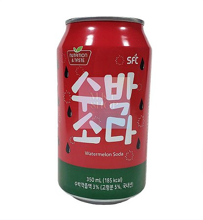Refrigerante Coreano Sabor Melancia