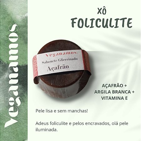 Sabonete De Açafrão | Xô Foliculite