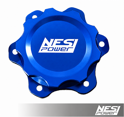 BOCAL DE APARAFUSAR + TAMPA UNIVERSAL 4” – AZUL ANODIZADO