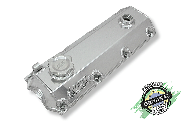 TAMPA DE VÁLVULAS VW AP COM SUPORTE SENSOR DE FASE - POLIDA