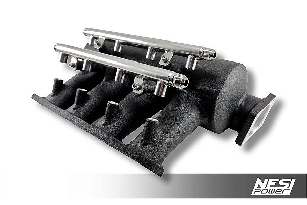 COLETOR DUALPLENUM GM 16V NACIONAL 4 BICOS PRETO TEXTURIZADO