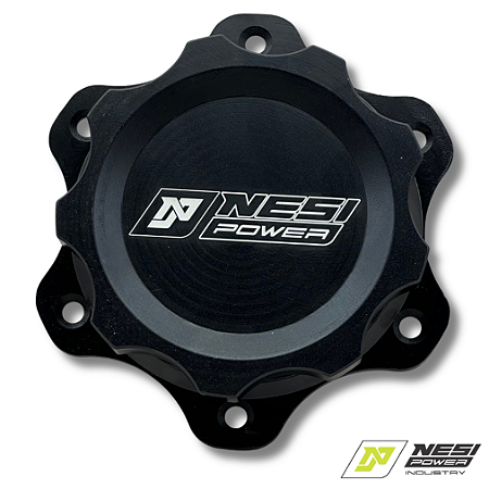 BOCAL DE APARAFUSAR + TAMPA UNIVERSAL 5” – PRETO ANODIZADO
