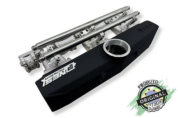 KIT COLETOR BILLET HÍBRIDO GM OPALA 6 CILINDROS 12 INJETORES + TBI