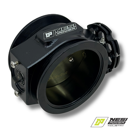CORPO DE BORBOLETA NESIPOWER 70MM V-BAND - PRETO