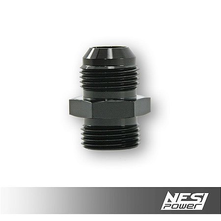 Niple 12AN x 12AN Oring Preto - NesiPower