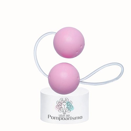 Bolinhas para Pompoarismo Ben Wa com 2 Bolas HotFlowers | Força Pélvica