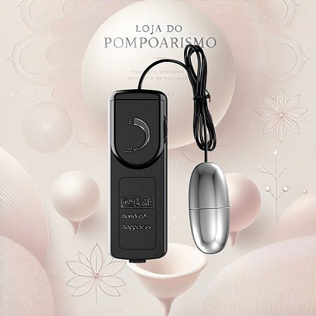 Cápsula Vibratória Cromada Multivelocidade – Massagem Íntima para Saúde e Bem-Estar Feminino