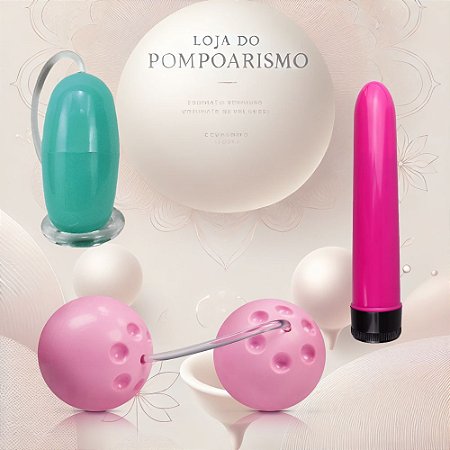 Kit Pompoarismo Bolas Para Pompoarismo Cone Pompoar Dell Vibrador do Pompoarismo
