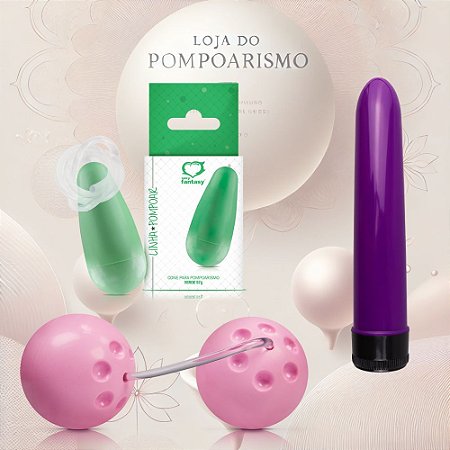Acessórios para Prática do Pompoarismo Personal 17cm Cone Pompoar 57g e Ben War
