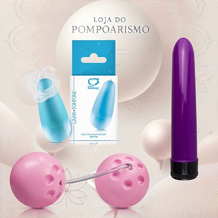 Acessórios para Prática do Pompoarismo Personal 17cm Cone Pompoar 70g e Ben War
