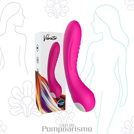 Vibrador Recarregável Ponto G com 9 Modos – Estímulo Profundo e Suave