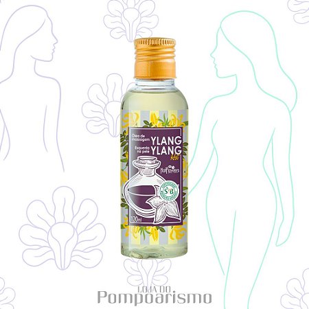 Óleo Sensual Ylang Ylang HotFlowers – Massagem Afrodisíaca com Efeito Térmico
