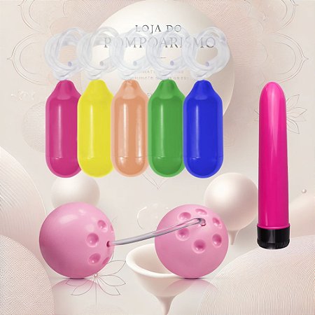 Bem-Estar Íntimo Kit Pompoarismo Completo para Mulheres Ativas
