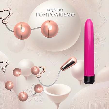 Kit Performance Íntima Metal Slim - Bem-Estar e Saúde com Pompoarismo