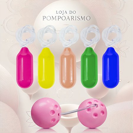 Kit Cones E Bola Para Reabilitação Vaginal E Ginecológica