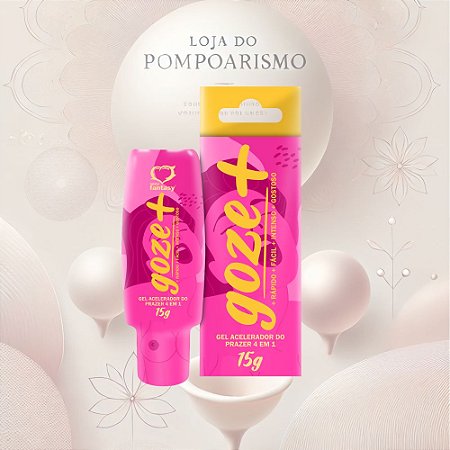 Goze+ Gel Feminino Excitante 4 em 1 – Prazer Rápido, Intenso e Inesquecível