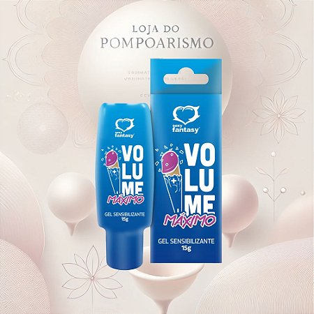 Gel Volume Máximo Masculino – Expansão, Sensibilidade e Potência