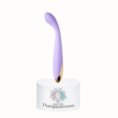 Vibrador Ponto G Lilás com Cabeça Flexível e 10 Modos de Vibração