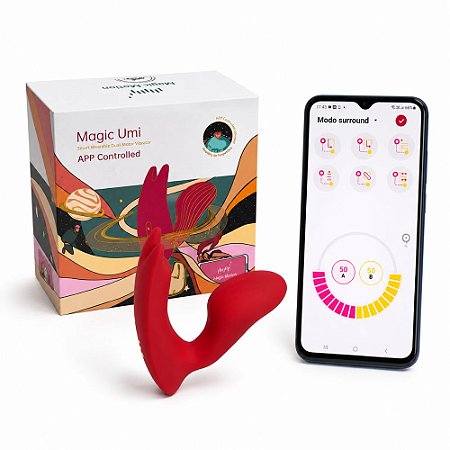 Magic Umi – Vibrador Smart com Controle via App e Função Despertador