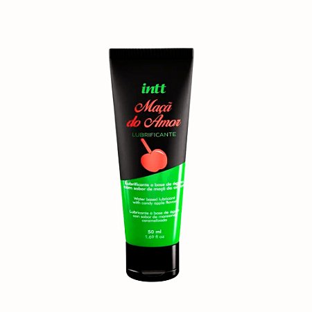 Lubrificante Íntimo Maçã do Amor 50g à Base de Água | Sabor e Conforto