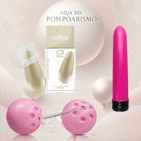 Kit Iniciante Pompoarismo Bola Ben Wa Cone 45g Personal 13cm