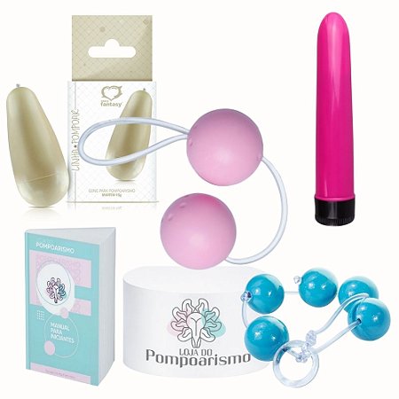 Kit Pompoarismo Cone 45g Personal Ben Wa Colar Tailandês