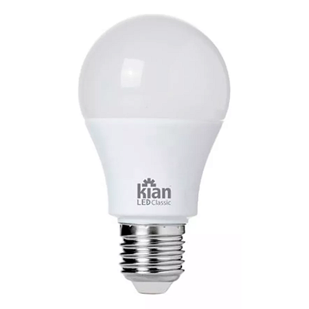 LÂMPADA LED BULBO A60 12W 6500K BIVOLT E27 KIAN-10060
