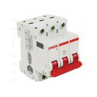 DISJUNTOR STECK 3P 125A 10KA 127/220V CURVA C